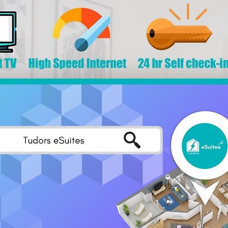 Tudors Esuites 3 Bed House Garden & Netflix バーミンガム エクステリア 写真
